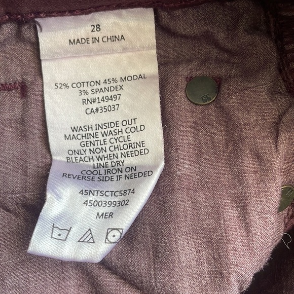 Coated Denim Joe’s Jeans High Rise Skinny Jeans - 28​​​ - Picture 6 of 12